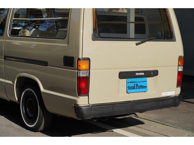 ハイエースバン ロングDX 予備検査取得済/2.000cc/ガソリン/9人乗/コラムマニュアル/純正丸目ヘッドライト/クラシックトヨタエンブレム/塗替ゴビ/カラーNo,PUA/ホワイトリボンタイヤ/M-YH61V/(48枚目)