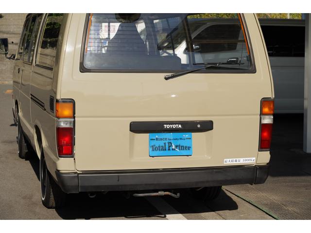 ハイエースバン ロングDX 予備検査取得済/2.000cc/ガソリン/9人乗/コラムマニュアル/純正丸目ヘッドライト/クラシックトヨタエンブレム/塗替ゴビ/カラーNo,PUA/ホワイトリボンタイヤ/M-YH61V/(50枚目)