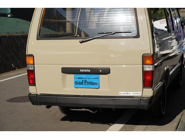 ハイエースバン ロングDX 予備検査取得済/2.000cc/ガソリン/9人乗/コラムマニュアル/純正丸目ヘッドライト/クラシックトヨタエンブレム/塗替ゴビ/カラーNo,PUA/ホワイトリボンタイヤ/M-YH61V/(51枚目)