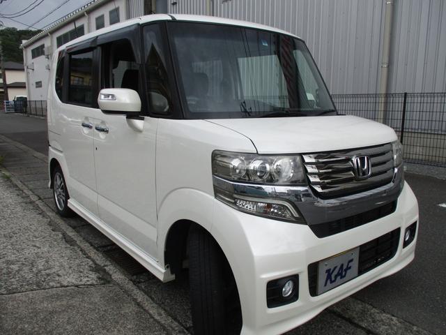 Ｎ－ＢＯＸカスタム Ｇ・Ｌパッケージ　ワンオーナー　ＨＩＤ　フォグ　オートライト　ウインカードアミラー　電格ミラー　左側パワースライドドア　ステアリングスイッチ　純正ナビ　バックカメラ　地デジ　ＤＶＤ再生　ＥＴＣ　禁煙車（6枚目）