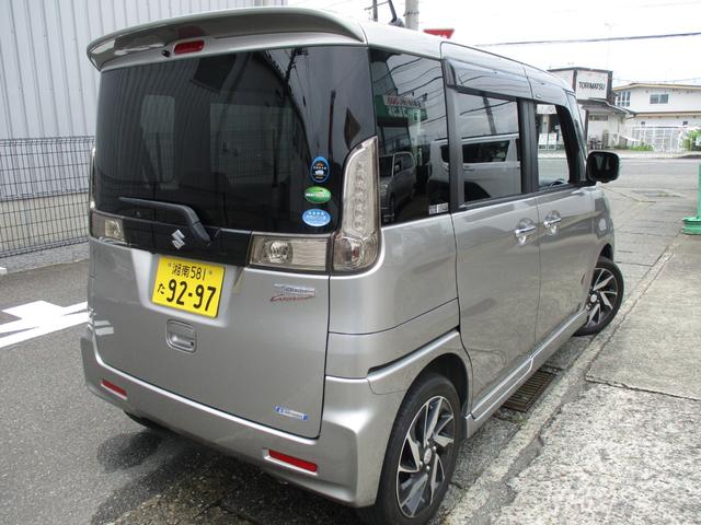 スペーシアカスタム ＸＳターボ　ワンオーナー　デュアルカメラブレーキサポート　ターボ車　ＨＩＤ　フォグ　オートライト　両側パワースライド　パドルシフト　クルコン　シートヒーター　純正ナビ　全方位カメラ　地デジ　ＤＶＤ再生　　禁煙車（8枚目）