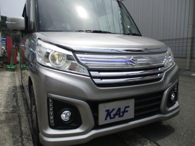 スペーシアカスタム ＸＳターボ　ワンオーナー　デュアルカメラブレーキサポート　ターボ車　ＨＩＤ　フォグ　オートライト　両側パワースライド　パドルシフト　クルコン　シートヒーター　純正ナビ　全方位カメラ　地デジ　ＤＶＤ再生　　禁煙車（45枚目）