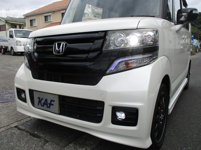 Ｎ－ＢＯＸカスタム ２トーンカラースタイル　Ｇ・ターボＬパッケージ　ワンオーナー　ＨＩＤ　フォグ　オートライト　オートドアミラー　両側パワースライドドア　クルコン　パドルシフト　純正ナビ　バックカメラ　地デジ　ＤＶＤ再生　ブルートゥース　ドラレコ　ウーファー　禁煙車（44枚目）