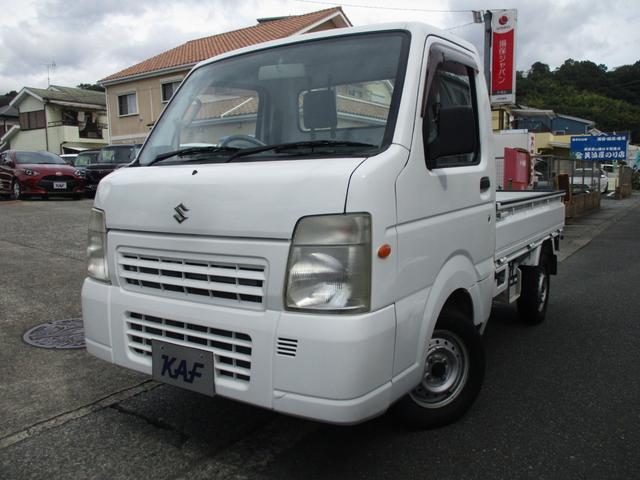キャリイトラック ＦＣエアコン・パワステ　ショートホイールベース　パートタイム４ＷＤ　５速マニュアル　エアコン　パワステ　ＡＭ／ＦＭラジオ　サイドバイザー　ゲートプロテクタ　ヘッドライトレベライザー（7枚目）