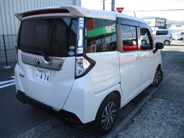 タンク カスタムＧ　Ｓ　スマートアシスト　ワンオーナー　フォグ　オートライト　オートドアミラー　両側パワースライドドア　クルコン　前席シートヒーター　純正ナビ　バックカメラ　地デジ　ブルートゥース　ＥＴＣ　ドラレコ　禁煙車（8枚目）