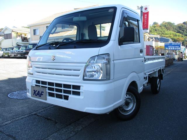 キャリイトラック ＫＣエアコン・パワステ　４ＷＤ　５速マニュアル　エアコン　パワステ　エアバッグ　三方開　ＡＭ／ＦＭラジオ　サイドバイザー　禁煙車（7枚目）