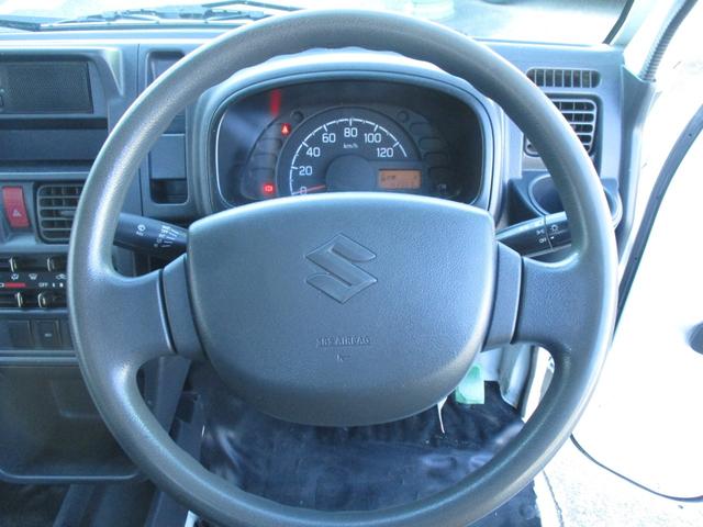 キャリイトラック ＫＣエアコン・パワステ　４ＷＤ　５速マニュアル　エアコン　パワステ　エアバッグ　三方開　ＡＭ／ＦＭラジオ　サイドバイザー　禁煙車（21枚目）