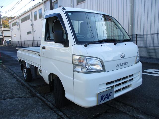 ハイゼットトラック エアコン・パワステ スペシャル 4WD 5速マニュアル エアコン パワステ ゲートプロテクタ AM/FMラジオ サイドバイザー フロアマット ETC(6枚目)