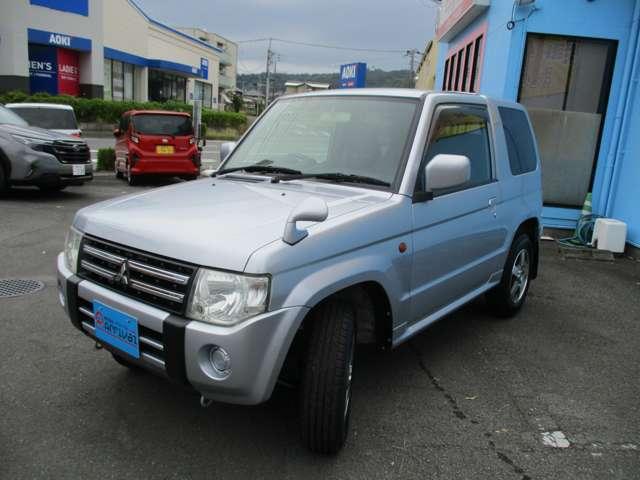 パジェロミニ ＸＲ　軽自動車　パジェロミニ　ＳＵＶ　キーレス　ＣＤ　背面タイヤ　ブラウン内装　走行３２０００キロ　車検整備付　関東仕入　１年間走行無制限保証（3枚目）