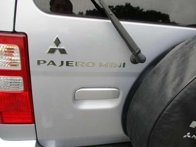 パジェロミニ ＸＲ　軽自動車　パジェロミニ　ＳＵＶ　キーレス　ＣＤ　背面タイヤ　ブラウン内装　走行３２０００キロ　車検整備付　関東仕入　１年間走行無制限保証（11枚目）
