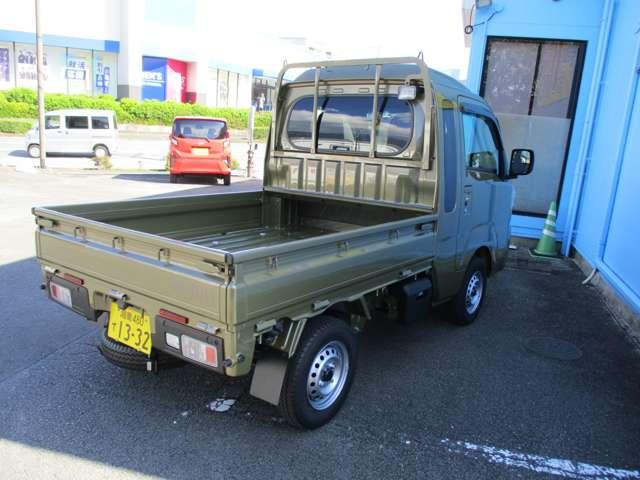 ハイゼットトラック ジャンボ　軽トラック　ジャンボ　カーキ　４ＷＤ　ＣＶＴ　純正Ｄオーディオ　フルセグＴＶ　アップルカープレイ　アンドロイドオート　届出済未使用車　メーカー保証（9枚目）