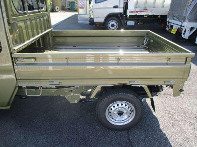 ハイゼットトラック ジャンボ　軽トラック　ジャンボ　カーキ　４ＷＤ　ＣＶＴ　純正Ｄオーディオ　フルセグＴＶ　アップルカープレイ　アンドロイドオート　届出済未使用車　メーカー保証（27枚目）