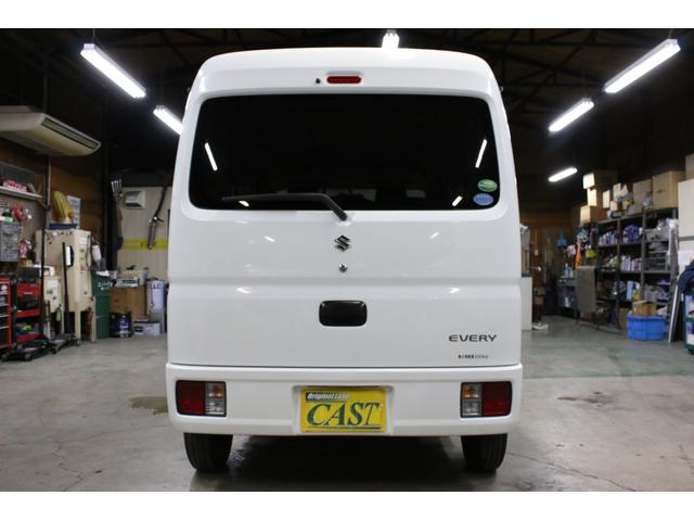 エブリイ ジョイン　パートタイム４ＷＤ　ボタン切替　ハイルーフ　５ＡＧＳ　オートマ　ファブリックシート　キーレス　全席パワーウィンドウ　電動格納ミラー　ヘッドライトレベライザー　ドアバイザー　リヤ５面プライバシーガラス（7枚目）