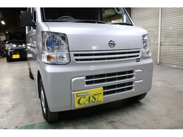 NV100クリッパーバン DX 5速マニュアル ハイルーフ 純正キーレス 集中ドアロック ナビ TV Bluetooth CD SD USB リア5面スモークフィルム ドアバイザー ヘッドライトレベライザー Wエアバッグ(10枚目)