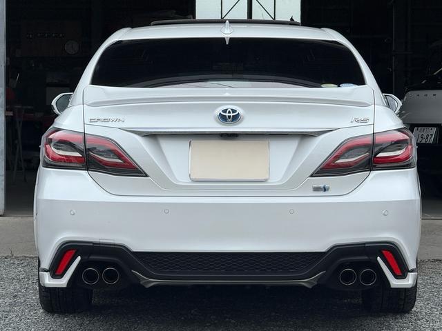 クラウンハイブリッド ＲＳアドバンス　後期型　法人１オナ　サンルーフ　ＴＲＤエアロ　黒本革シート　４本出しマフラー　セーフティパッケージプラス　デジタルインナーミラー　純正１２．３インチナビ　ヘッドアップディスプレイ　純正１８インチＡＷ（19枚目）