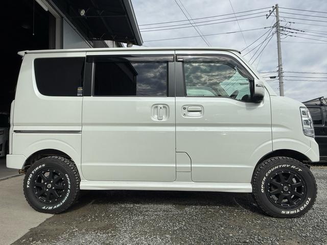 エブリイワゴン ＰＺターボスペシャル　プラスライン公認４インチリフトアップ　プラスライン前後バンパー　プラスラインマフラー　ＡＬＰＩＮＥ８インチナビ　ＡＬＰＩＮＥフリップダウンモニター　ＡＬＰＩＮＥデジタルインナーミラー　スキッドプレート（17枚目）