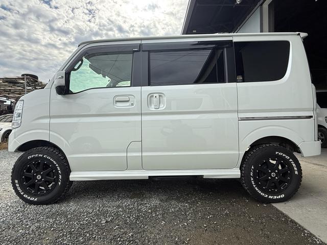 エブリイワゴン ＰＺターボスペシャル　プラスライン公認４インチリフトアップ　プラスライン前後バンパー　プラスラインマフラー　ＡＬＰＩＮＥ８インチナビ　ＡＬＰＩＮＥフリップダウンモニター　ＡＬＰＩＮＥデジタルインナーミラー　スキッドプレート（18枚目）