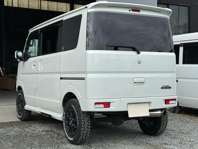 エブリイワゴン ＰＺターボスペシャル　プラスライン公認４インチリフトアップ　プラスライン前後バンパー　プラスラインマフラー　ＡＬＰＩＮＥ８インチナビ　ＡＬＰＩＮＥフリップダウンモニター　ＡＬＰＩＮＥデジタルインナーミラー　スキッドプレート（20枚目）