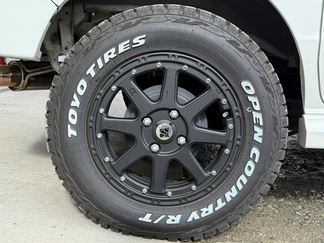 エブリイワゴン ＰＺターボスペシャル　プラスライン公認４インチリフトアップ　プラスライン前後バンパー　プラスラインマフラー　ＡＬＰＩＮＥ８インチナビ　ＡＬＰＩＮＥフリップダウンモニター　ＡＬＰＩＮＥデジタルインナーミラー　スキッドプレート（29枚目）