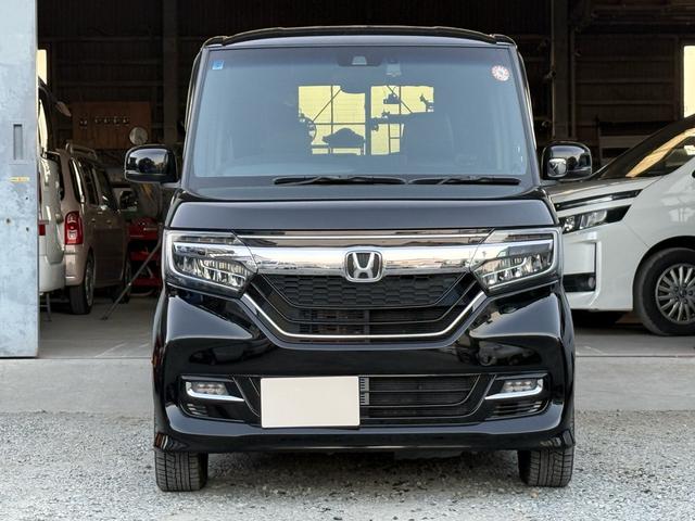 Ｎ－ＢＯＸカスタム Ｇ・ＥＸターボホンダセンシング　買取車　ターボ　純正８インチインターナビ　ナビ連動純正前後ドラレコ　両側パワスラ　フルセグＴＶ　バックカメラ　ハーフレザーシート　ホンダセンシング　純正１５インチＡＷ　レーンアシスト　ビルトインＥＴＣ（2枚目）