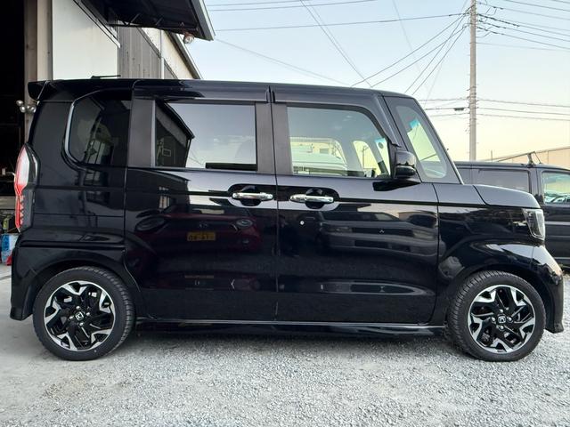 Ｎ－ＢＯＸカスタム Ｇ・ＥＸターボホンダセンシング　買取車　ターボ　純正８インチインターナビ　ナビ連動純正前後ドラレコ　両側パワスラ　フルセグＴＶ　バックカメラ　ハーフレザーシート　ホンダセンシング　純正１５インチＡＷ　レーンアシスト　ビルトインＥＴＣ（3枚目）