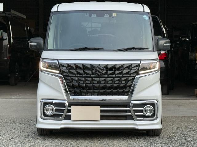 後期型のスペーシアカスタム入庫しました！グリルもブラックメッキに変わっております！