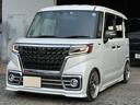 スペーシアカスタム ハイブリッドＸＳターボ　後期型　ＦＯＣＡＬツイーター＆スピーカー　ＨＥＬＩＸパワーアンプ　ＫＩＣＫＥＲパワードサブウーファー　ＷＯＲＫマイスター１６インチＡＷ　ＲＳＲ車高調　ブラックメッキグリル　両側パワースライドドア（8枚目）