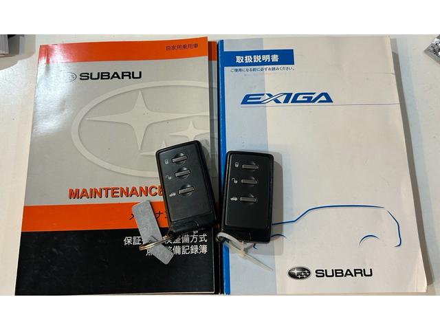 エクシーガ ２．５ｉ－Ｓ　ワンオーナー車！４ＷＤ！ナビ！スマートキー！パドルシフト！ハーフレザーシート！７人乗り！新車からディーラー車検！！（2枚目）