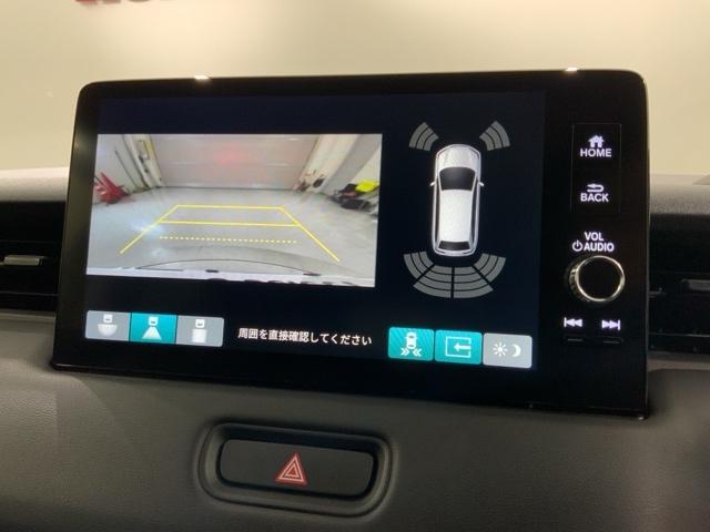 ヴェゼル ｅ：ＨＥＶＺ　Ｈ　ＳＥＮＳＩＮＧ　最長５年保証　ワンオ－ナ－　純正ナビ　ＴＶ　Ｒカメラ　ＢＴオ－ディオ　ＥＴＣ　ＬＥＤライト　ＶＳＡ　シ－トヒ－タ－　クルコン　アルミ　スマ－トキ－　盗難防止装置　整備記録簿　ＡＡＣ（7枚目）