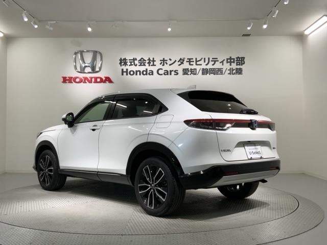 ヴェゼル ｅ：ＨＥＶＺ　Ｈ　ＳＥＮＳＩＮＧ　最長５年保証　ワンオ－ナ－　純正ナビ　ＴＶ　Ｒカメラ　ＢＴオ－ディオ　ＥＴＣ　ＬＥＤライト　ＶＳＡ　シ－トヒ－タ－　クルコン　アルミ　スマ－トキ－　盗難防止装置　整備記録簿　ＡＡＣ（48枚目）