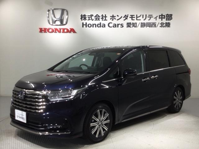 オデッセイハイブリッド e:HEVアブソルート HSENSING 新車保証 試乗車 ワンオ-ナ- ナビLXM-247VFLI TV Rカメラ マルチビュ- CD録音 BTオーディオ DVD ドラレコ ETC LEDライト フォグライト VSA(48枚目)