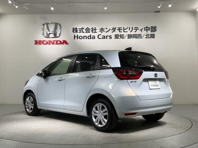 フィット e:HEVホーム H SENSING 新車保証 試乗車 ワンオ-ナ- ナビLXM-242ZFNI TV Rカメラ BTオ-ディオ ETC LEDライト VSA クルコン スマ-トキ- スペアキ-盗難防止装置 整備記録簿(48枚目)