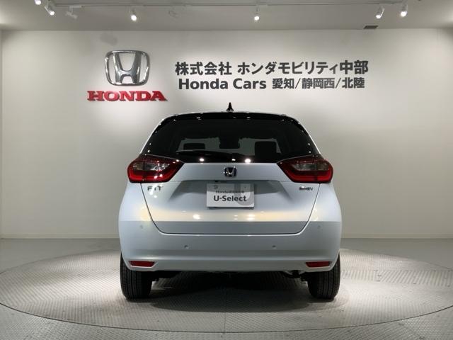 フィット e:HEVホーム H SENSING 新車保証 試乗車 ワンオ-ナ- ナビLXM-242ZFNI TV Rカメラ BTオ-ディオ ETC LEDライト VSA クルコン スマ-トキ- スペアキ-盗難防止装置 整備記録簿(49枚目)