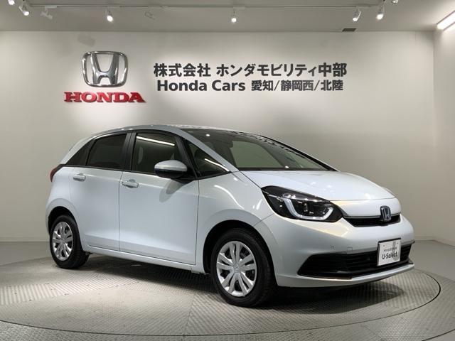 フィット e:HEVホーム H SENSING 新車保証 試乗車 ワンオ-ナ- ナビLXM-242ZFNI TV Rカメラ BTオ-ディオ ETC LEDライト VSA クルコン スマ-トキ- スペアキ-盗難防止装置 整備記録簿(52枚目)