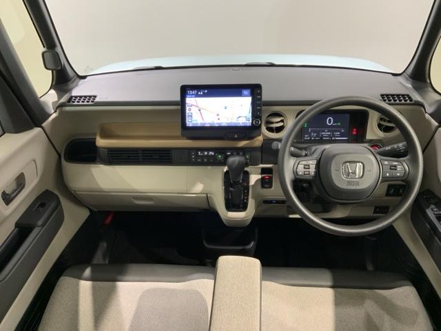 Ｎ－ＢＯＸ ファッションスタイル　Ｈ　ＳＥＮＳＩＮＧ　新車保証　試乗車　ワンオ－ナ－　ナビＬＸＵ－２４２ＮＢｉ　ＴＶ　Ｒカメラ　ＣＤ録音　ＢＴオ－ディオＤＶＤ　シ－トヒ－タ－　ＥＴＣ　ＬＥＤライト　両側電動ドア　ＶＳＡ　クルコンＡＡＣ（9枚目）