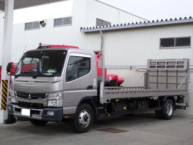 三菱 キャンター バイク積載車 最大積載４ ０５０ｋｇ 超ロング ａｔ車 １７５馬力 新明和すいちょく長尺ゲート ゲート昇降質量６００ｋｇ 276 0万円 平成23年 11年 静岡県 中古車 価格 Com