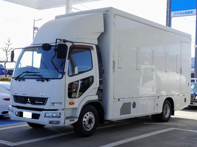 左拡幅車 デンヨーディーゼル発電機搭載 元8ナンバー広報車登録 一時抹消中 キッチンカー 移動販売車 イベントカー キャンピング ベース車 6MT 常時バックカメラ アルミ 風防 NOx・PM適合(4枚目)