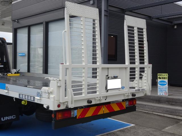 デュトロ 　積載車　積載２８５０ｋｇ　ＡＴ車　ユニック　ネオ５　ＵＣ－３５ＮＥＲＳ　荷台内寸５７１×２０６　左右アオリ開閉仕様　埋め込み式固縛装置　ラジコン　ウインチ　バックカメラ　フォグ　Ｎ０４Ｃエンジン（23枚目）