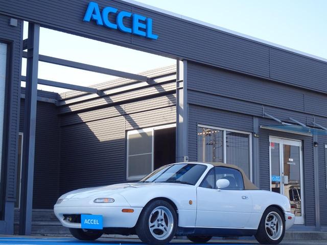 ユーノスロードスター ノーマルベース　ＮＡ８Ｃ　５ＭＴ　マキシムワークスエキマニ　ＡｕｔｏＥｘｅステンレスマフラー／エアインテークシステム　車高調　ガラス幌　ＲＡＹＳＭＡＺＤＡＳＰＥＥＤホイール　マツダロードスター（14枚目）