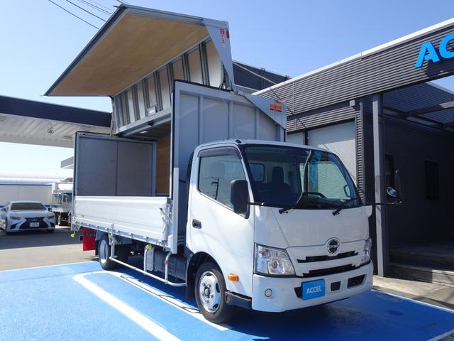 デュトロ 　アルミウイング　トランテックス　最大積載２０００ｋｇ　車両７１７Ｘ２１８Ｘ高３１５　荷台５０６Ｘ２１０Ｘ高２１６　原動機Ｎ０４Ｃ　ＡＴ車　常時バックモニタ　庫内灯　車両総重量５９２５ｋｇ（27枚目）