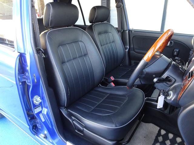ミラジーノ１０００ Ｘ　２ＷＤ　タイベル交換済み　ミニライトアルミ　フォグランプ　ウッドコンビステア　ウッド調パネル　革調シート　メッキパーツ（43枚目）