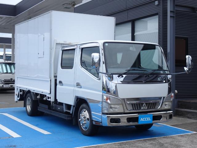 キャンター 　積載２ｔ　ダブルキャブ　６人乗り　５ＭＴ　新明和　垂直パワーゲート　ＰＧ　昇降能力８００ｋｇ　荷台長３１２幅１６９高１９９　原動機４Ｍ４２　ディーゼルターボ　ＮＯｘ・ＰＭ適合（16枚目）