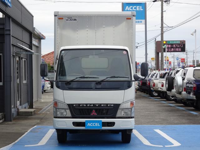 キャンター 　積載２ｔ　アルミバン　跳ね上げ　パワーゲート　ＰＧ　昇降能力１０００ｋｇ　日本フルハーフ　５ＭＴ　荷台寸法　長４６０　幅１７７　高１９５（15枚目）