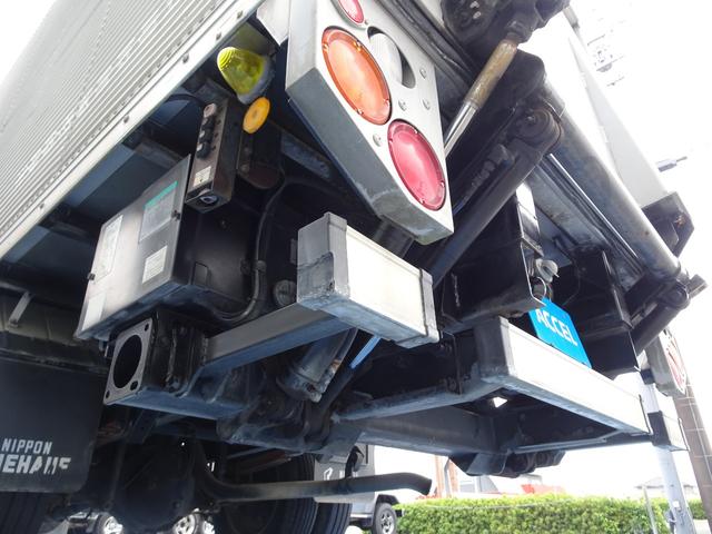キャンター 　積載２ｔ　アルミバン　跳ね上げ　パワーゲート　ＰＧ　昇降能力１０００ｋｇ　日本フルハーフ　５ＭＴ　荷台寸法　長４６０　幅１７７　高１９５（38枚目）