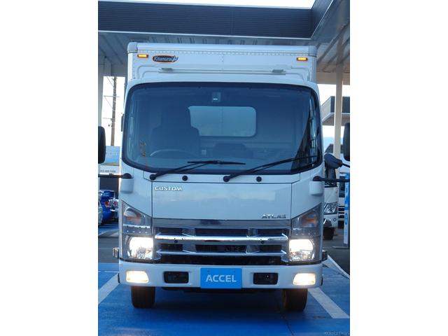 アトラストラック 　垂直　パワーゲート　昇降能力６００ｋｇ　左スライドドア　リア観音ドア　荷室長３９９幅１７４高１７２　１ナンバー　３人乗り　スムーサー　外部電源入力　キタムラボディ　いすゞ　エルフＯＥＭ（17枚目）
