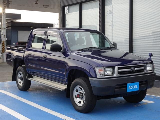 ハイラックス ＷキャブＤＸ　ＬＮ１６７　５ＭＴ　４ＷＤ　４ナンバー　ディーゼル　原動機５Ｌ　ダブルキャブ　積載５００ｋｇ　５人乗り　ＮＯｘ・ＰＭ不適合　ハイラックス　ピックアップ（12枚目）