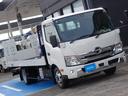 　積載車　積載２７００ｋｇ　６速ＭＴ　極東フラトップゼロ　荷台内寸５７０Ｘ２０８　左右アオリ開閉仕様　タイヤ固縛４個／固縛ベルト付属　ラジコン　ウインチ　Ｎ０４Ｃエンジン　実走行　キャリアカー（13枚目）