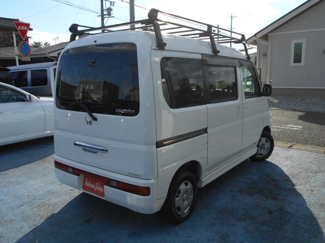 バモスホビオプロ タイミングベルト交換済み　ゴリラナビＴＶ　ドラレコ　キャリア　タイミングベルト交換済み　ゴリラナビＴＶ　ドラレコ　ルーフキャリア　ＰＢガラス　キーレス　ＡＴ　ＡＣ　ＰＳ　ＰＷ　ＣＤ　ＡＭＦＭ　取説保証書　ハイルーフ（9枚目）