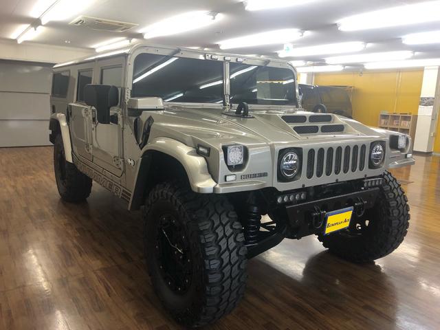 ハマーＨ１ 　ワゴン　アルファ／新車並行／２ｉｎｃｈリフトアップ／減衰力調整式ショック／２０ｉｎｃｈＡ／Ｗ／（4枚目）