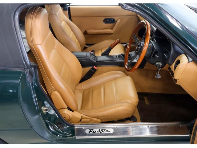 ユーノスロードスター Ｖスペシャル　ＡＴ→５ＭＴ公認車　ＮＢ用エアコン装着　禁煙車　レザーシート　パワーステアリング　パワーウィンドウ（3枚目）